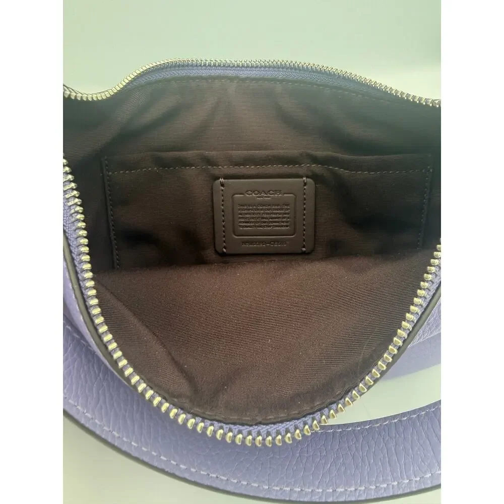 Coach Payton Hobo “Light Violet/Ice Purple” (2022) Pebbled Leather Shoulder Bag